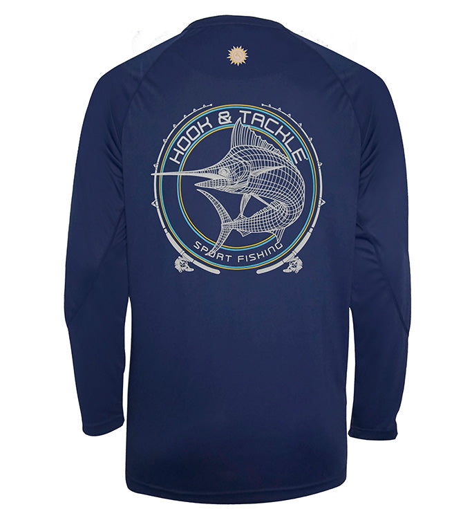 Men's Marlin Wired L/S UV Fishing Shirt
